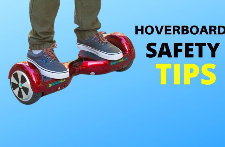 What are the safety tips for riding a hoverboard?