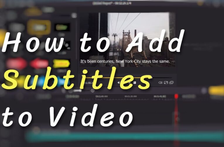What Are The 5 Best Ways For Using And Adding Subtitles In A Video?